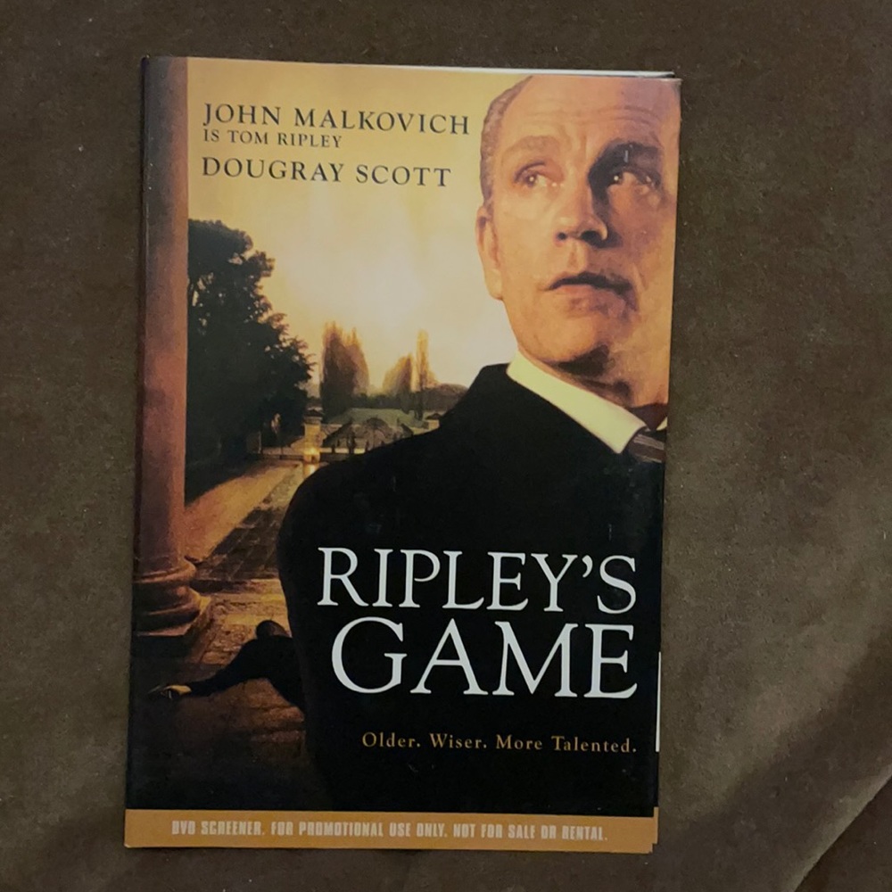 Ripley’s Game screener DVD